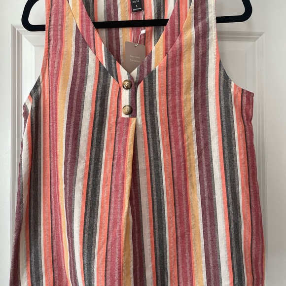 Kohl's Tops - Kohl's Multicolor Striped Tank Top